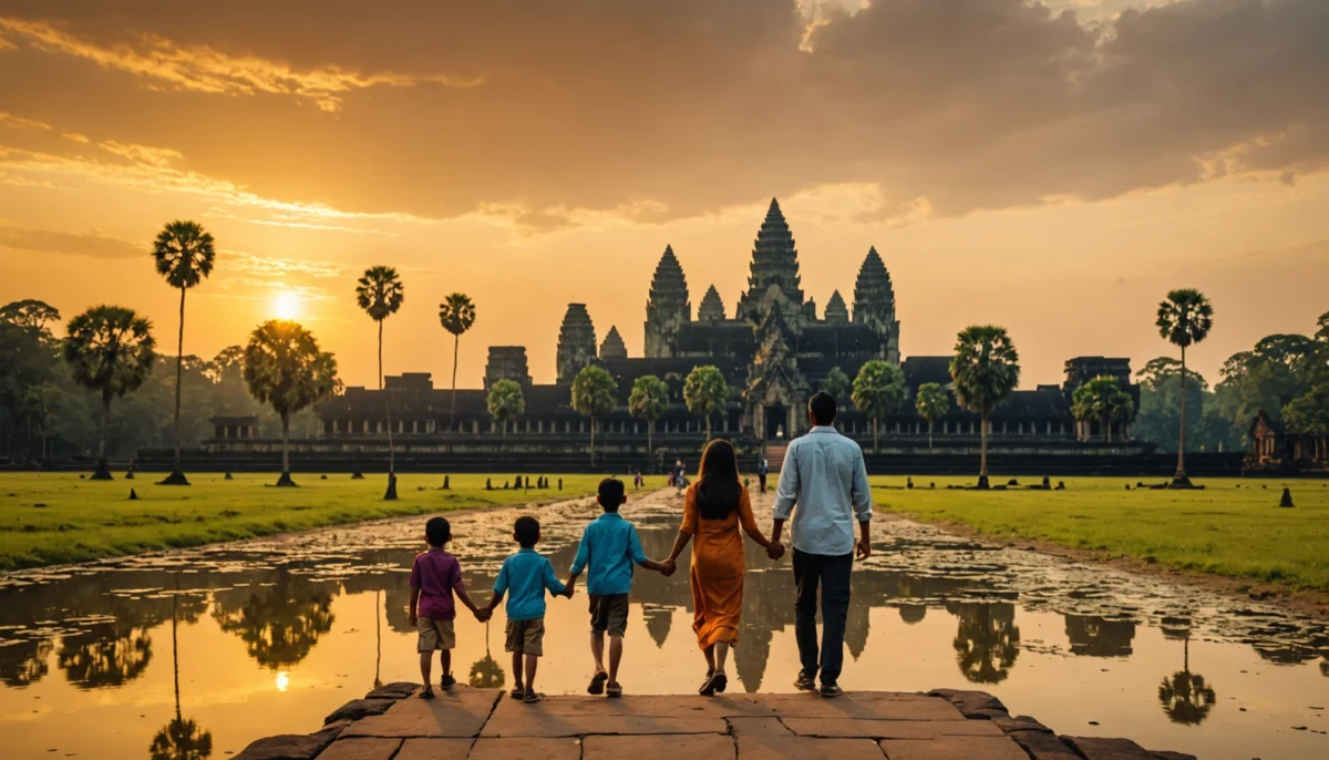 voyager au Cambodge en famille