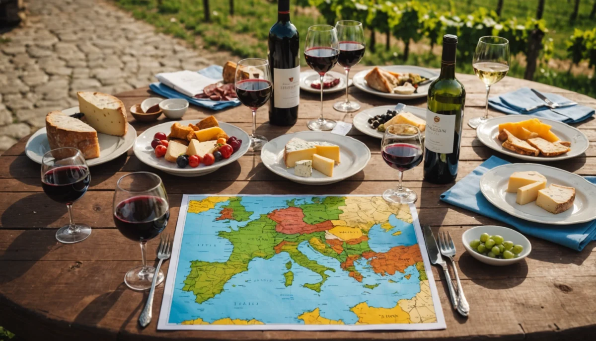 Carte des vins Italie