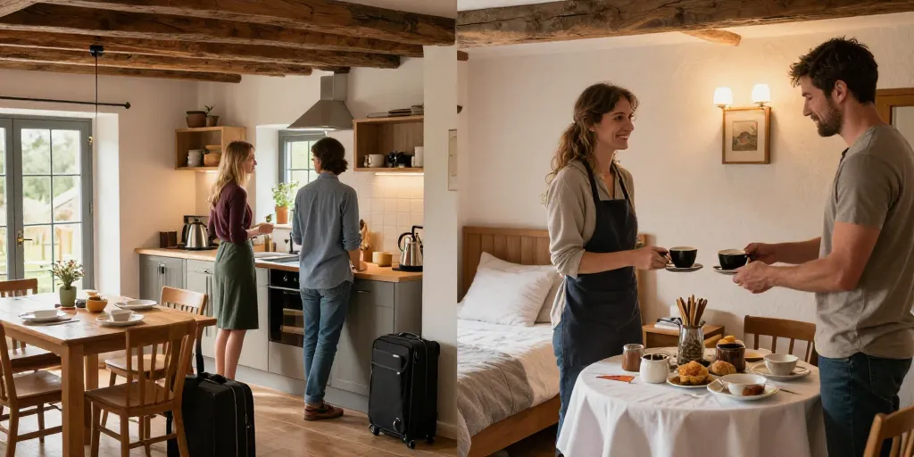 différence entre gite et chambre d'hote